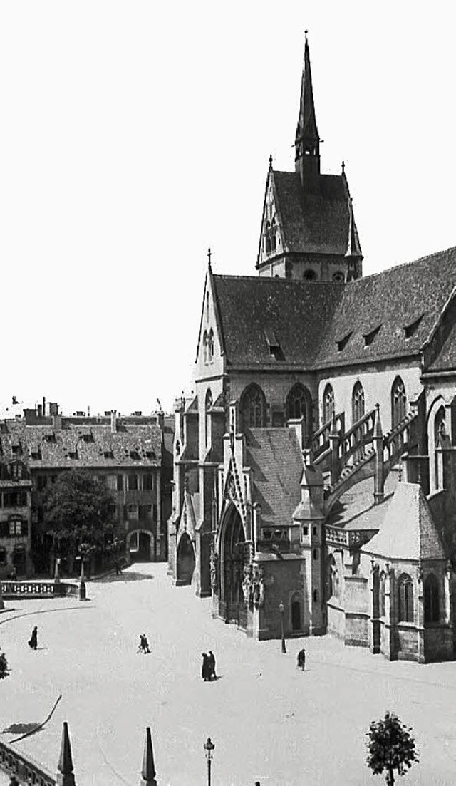 Die historische Aufnahme aus dem 19. Jahrhundert zeigt Jung Sankt Peter.   | Foto: Architekturtage