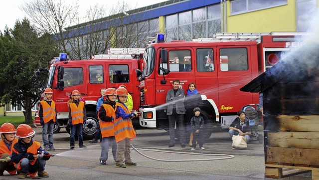 Die Lschzwerge helfen, wenn die Htte brennt.   | Foto: fotos: erika sieberts