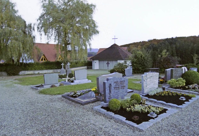 ber die Neugestaltung des Friedhofs i...ch ein Brgergremium Gedanken machen.   | Foto: Kurt Meier