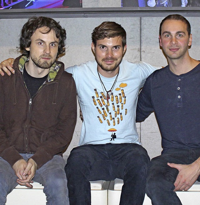 Tino Bomelino, Daniel Wagner und Pierre Jarawan  | Foto: Antje Gessner