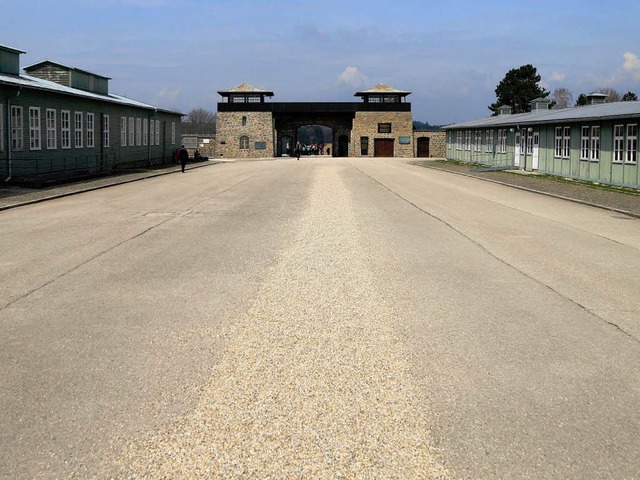 Sechs Jahre sa Heinz Leible (unten) im KZ Mauthausen ein.  | Foto: ALEXANDER KLEIN