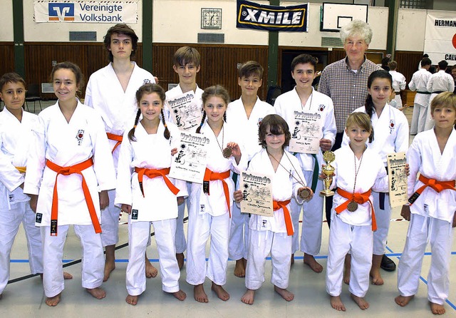 Kappler Karatekas beim Hermann Hesse Cup in Calw  | Foto: Privat