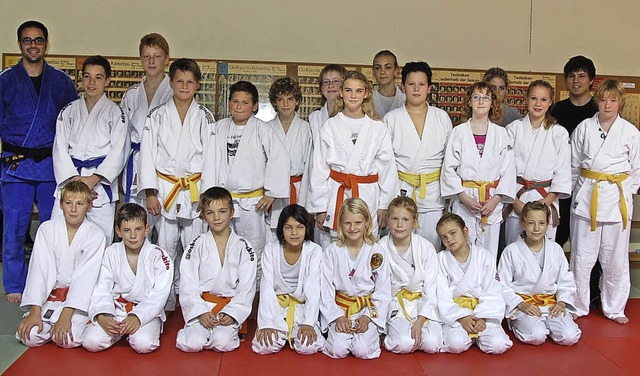 Die Teilnehmer des Talentcamps des Judoclubs   | Foto: Herbert Frey