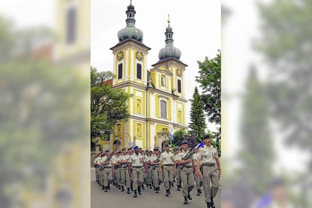 Abmarsch aus Donaueschingen