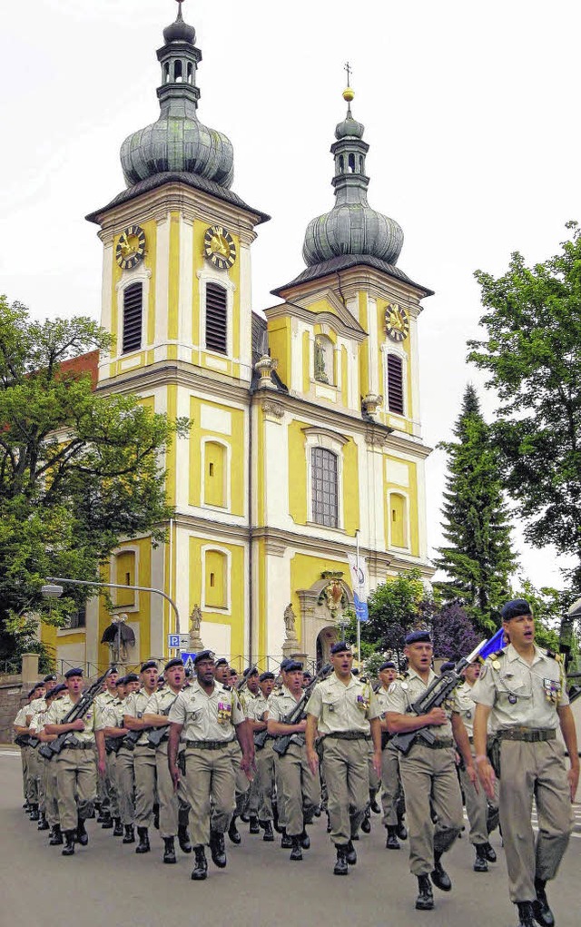 Das Infanterieregiment 110 wird ab 201...ann gehren dann der Vergangenheit an.  | Foto: Archiv