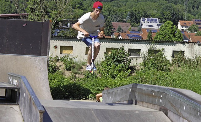 Der Funpark Hochrhein ist eines der Th...junge Leute in Bad Sckingen bewegen.   | Foto: NIna Witwicki