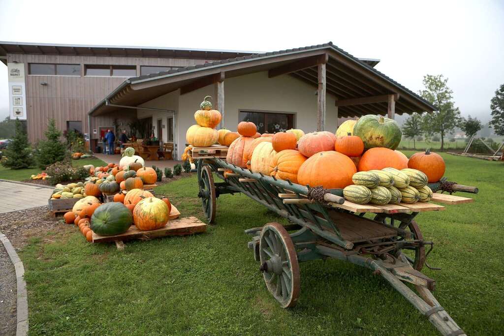 Die Marktscheune ist ein Supermarkt fr die Produkte der Landwirte aus der Ortenau.
