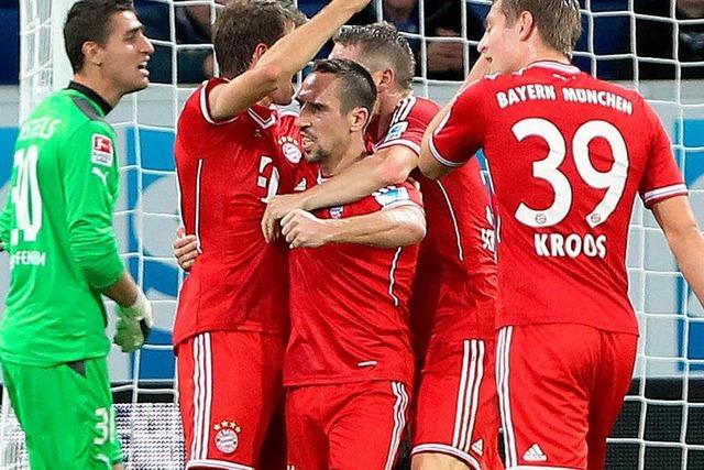 Die Bayern wackeln zum Rekord - Leverkusen der groe Verlierer