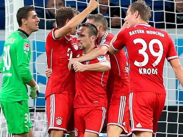 Bayern gewann in Hoffenheim 2:1 &#8211; aber es war eine wacklige Partie  | Foto: AFP