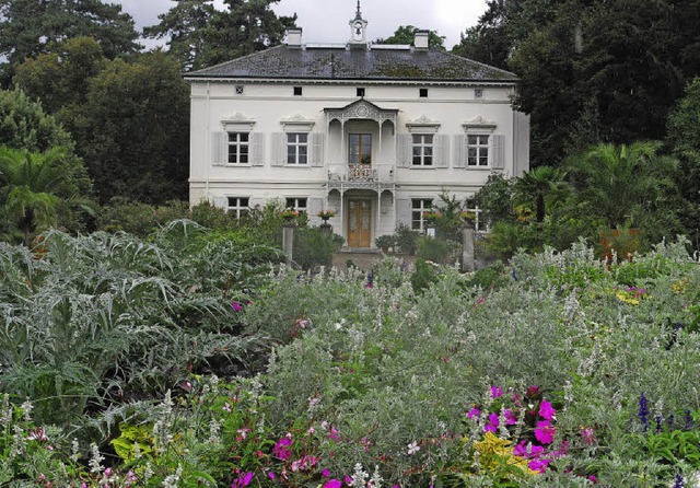 Die Villa Merian, einst Sommersitz des...an, ist umgeben von den Merian-Grten.  | Foto: Thomas Loisl Mink