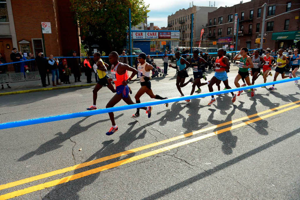 50.740 Lufer waren beim New York Marathon unterwegs.