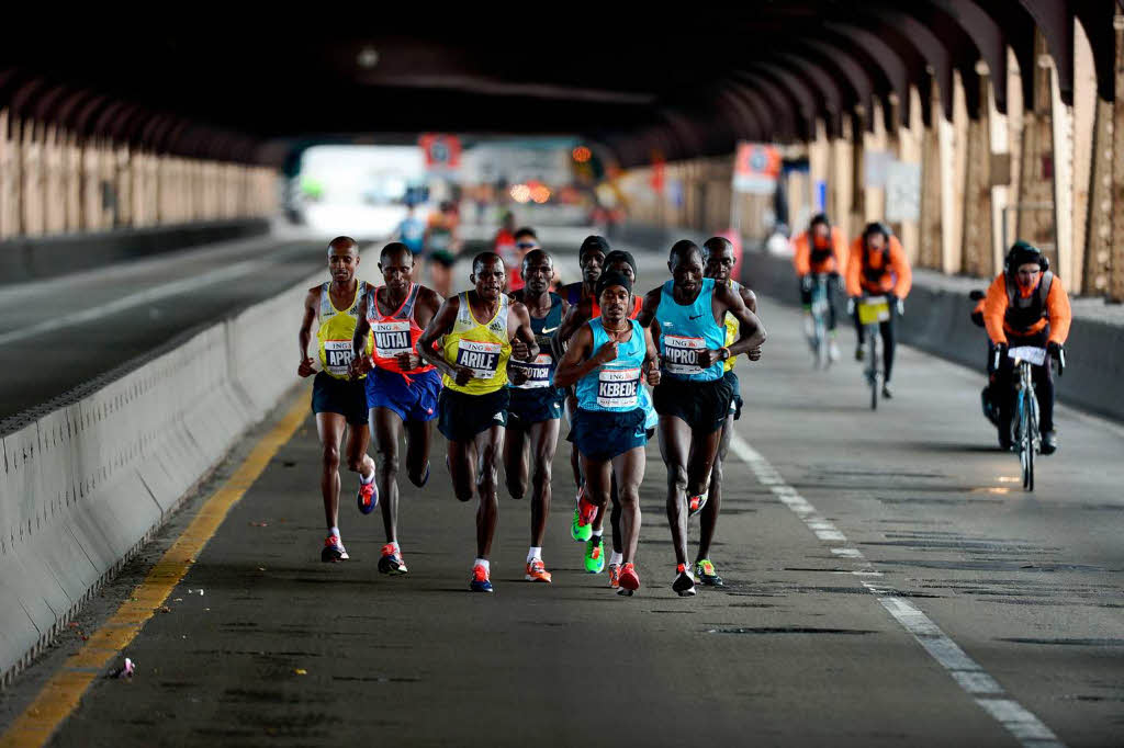 50.740 Lufer waren beim New York Marathon unterwegs.