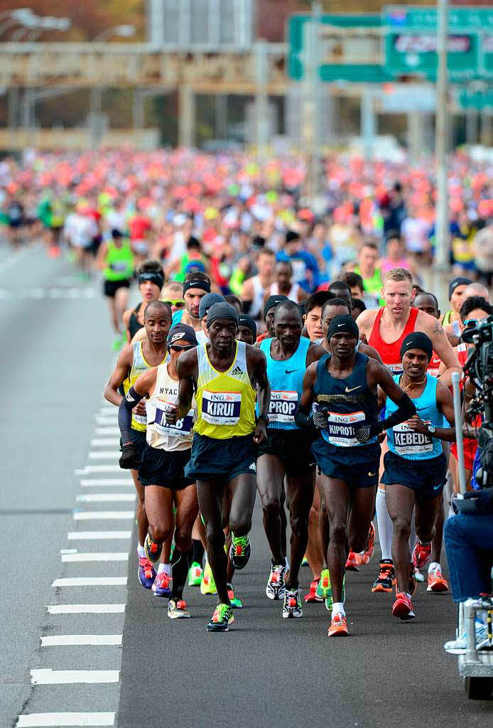 50.740 Lufer waren beim New York Marathon unterwegs.