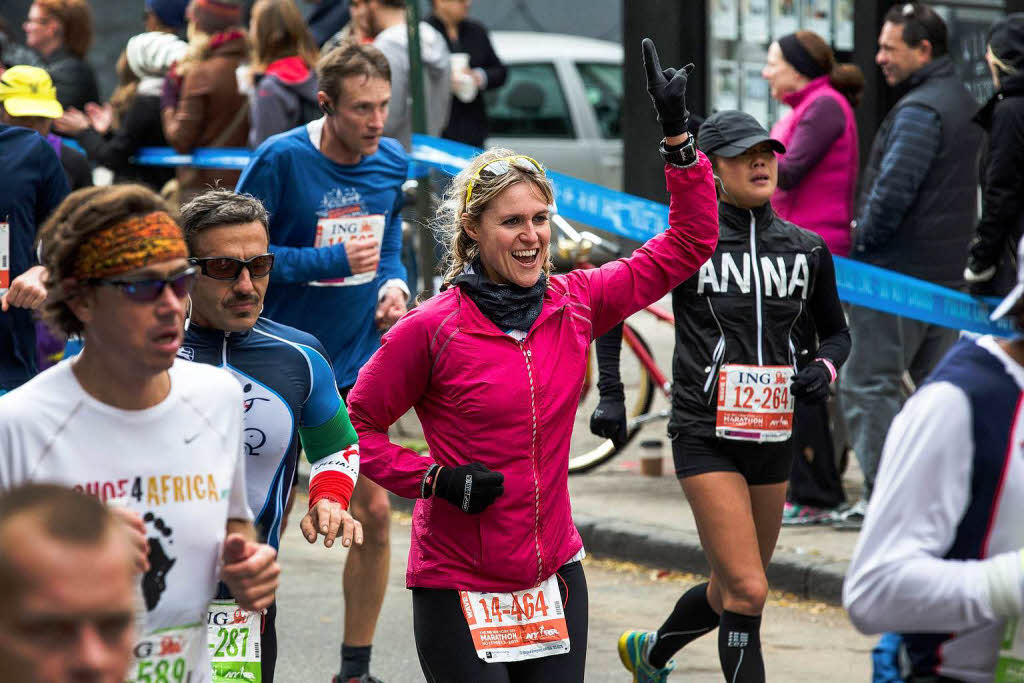 50.740 Lufer waren beim New York Marathon unterwegs.