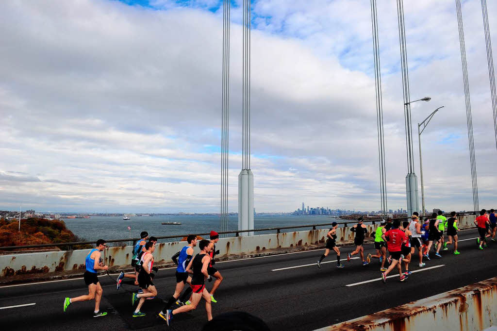 50.740 Lufer waren beim New York Marathon unterwegs.