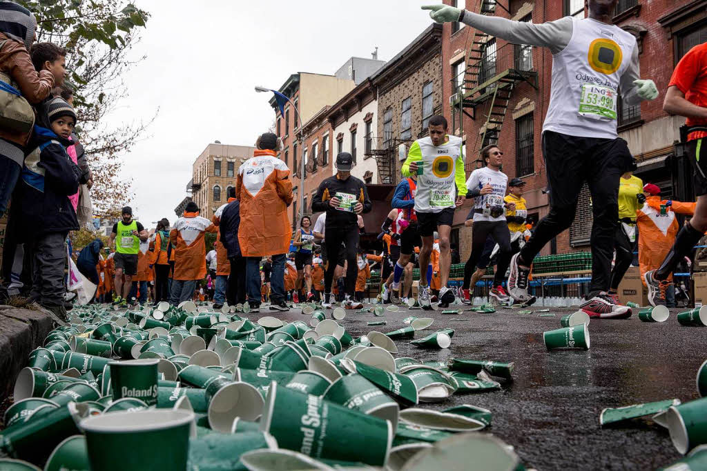 50.740 Lufer waren beim New York Marathon unterwegs.