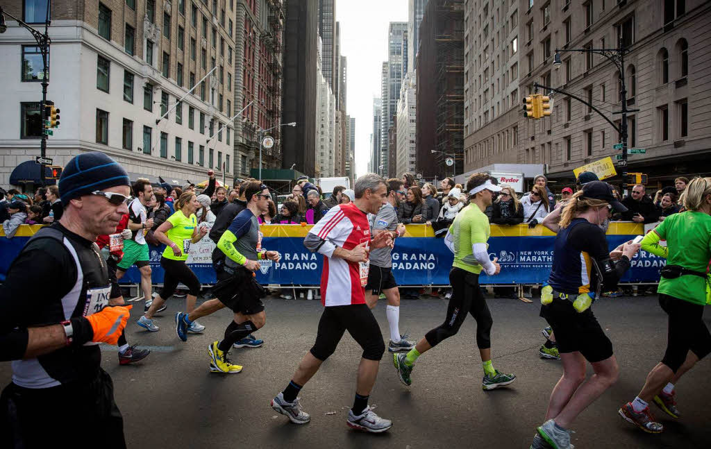 50.740 Lufer waren beim New York Marathon unterwegs.