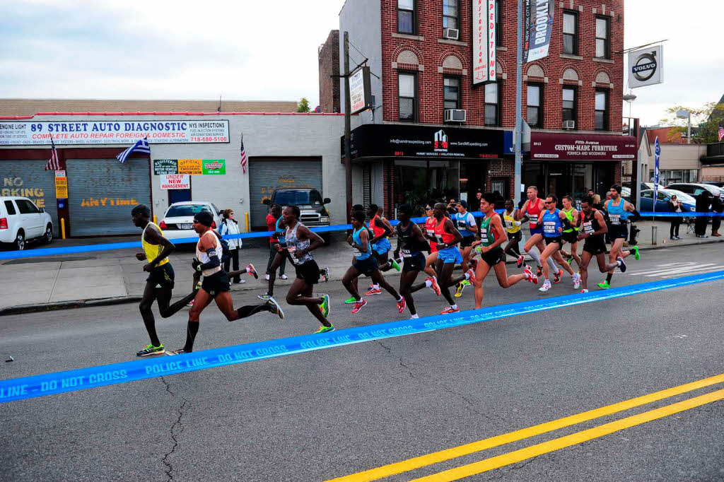 50.740 Lufer waren beim New York Marathon unterwegs.