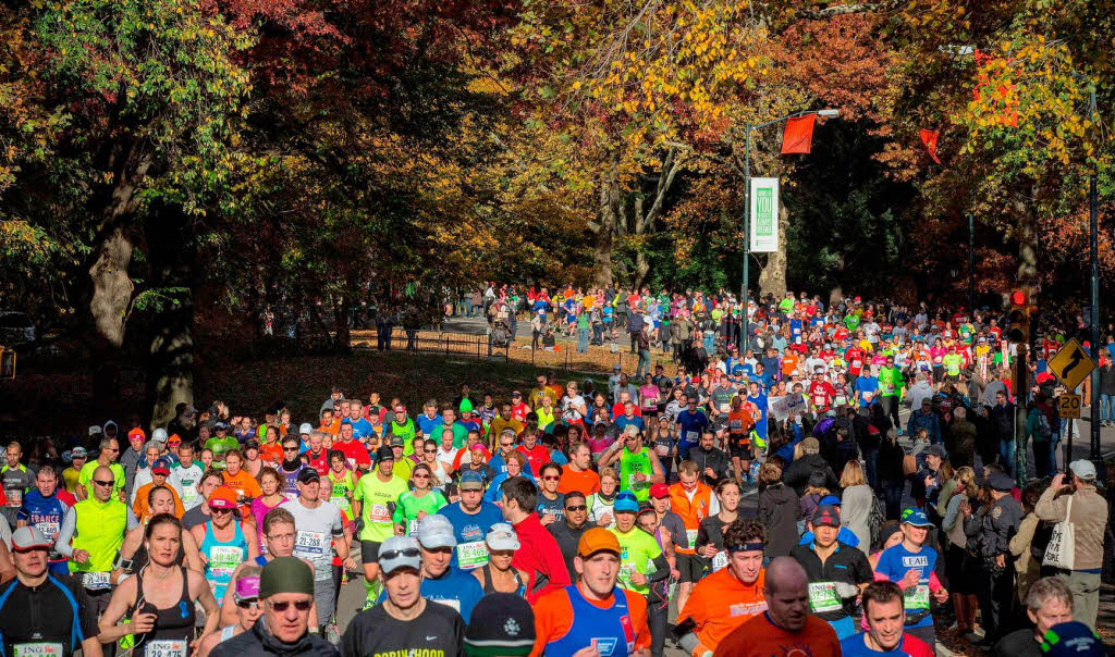 50.740 Lufer waren beim New York Marathon unterwegs.