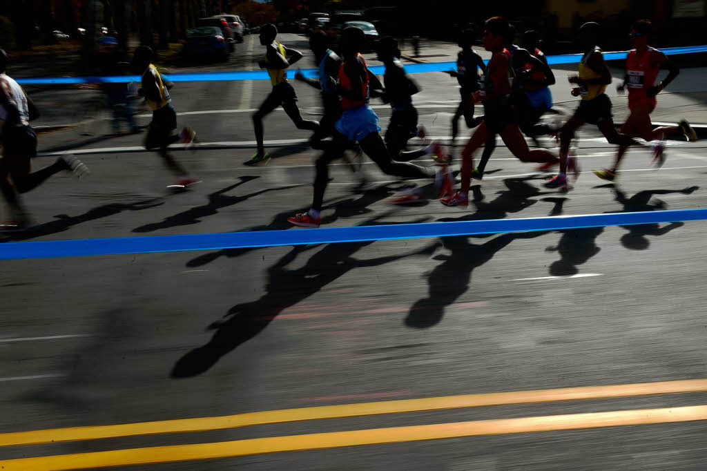 50.740 Lufer waren beim New York Marathon unterwegs.