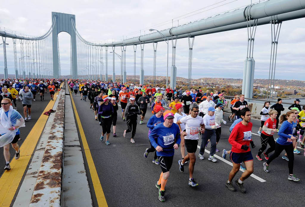 50.740 Lufer waren beim New York Marathon unterwegs.