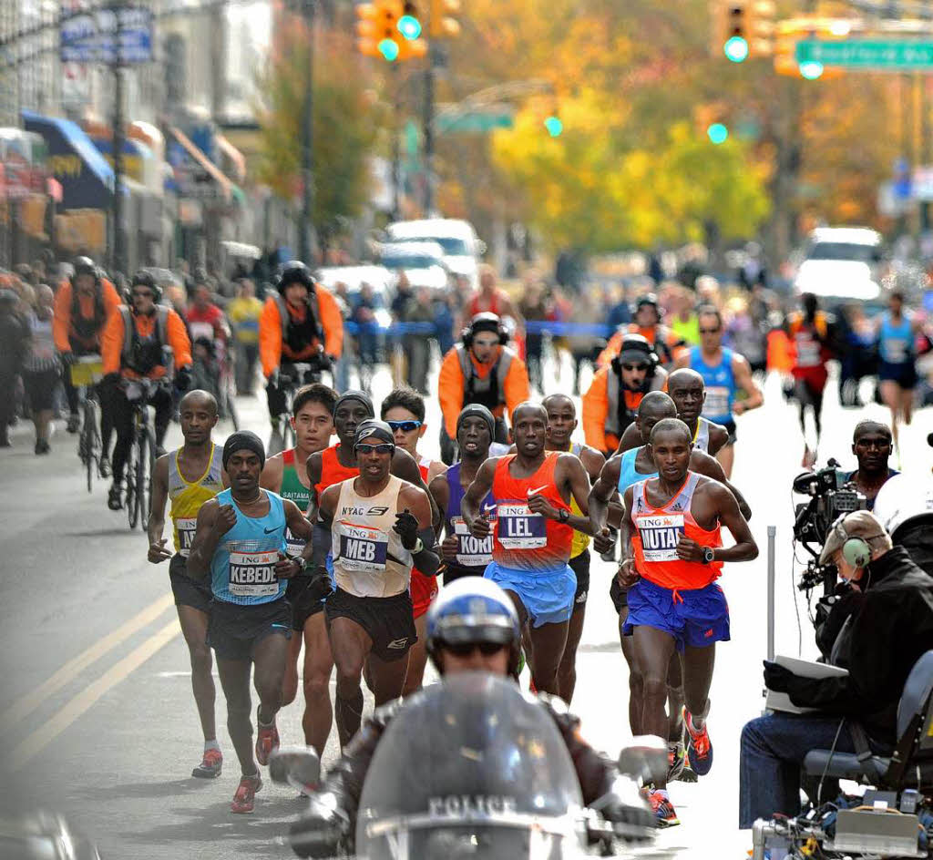 50.740 Lufer waren beim New York Marathon unterwegs.