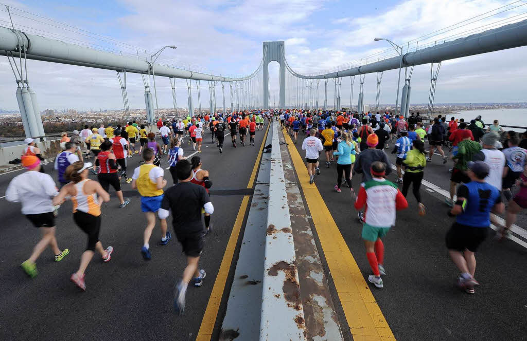 50.740 Lufer waren beim New York Marathon unterwegs.