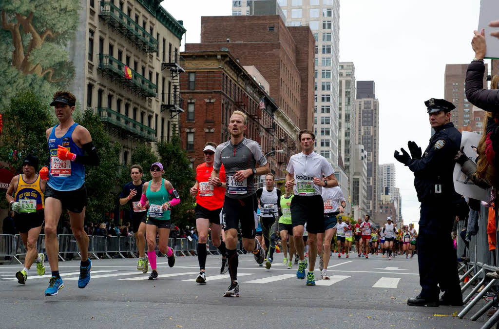 50.740 Lufer waren beim New York Marathon unterwegs.