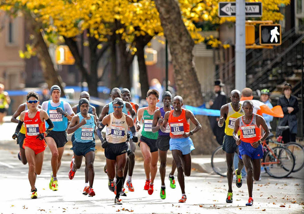 50.740 Lufer waren beim New York Marathon unterwegs.