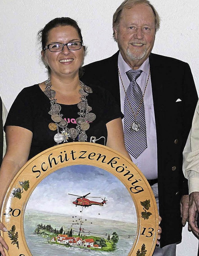 Sarah Antony ist neue Schtzenknigin,  Hans Wollesen erster Ritter.  | Foto: Verein