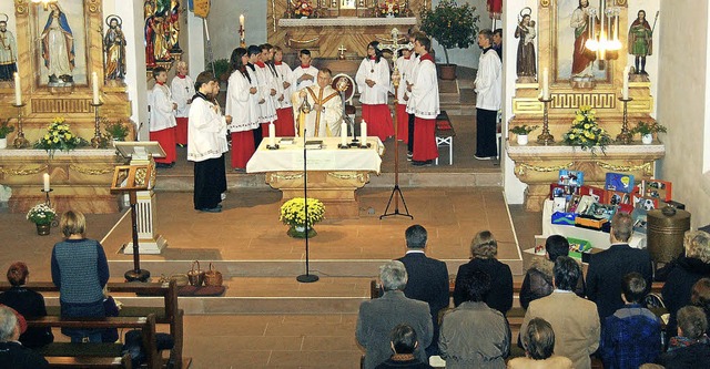 &#8222;Unsere Ministranten sind Hoffnu...ttesdienst in der Kirche St. Carolus.   | Foto: renate tebbel