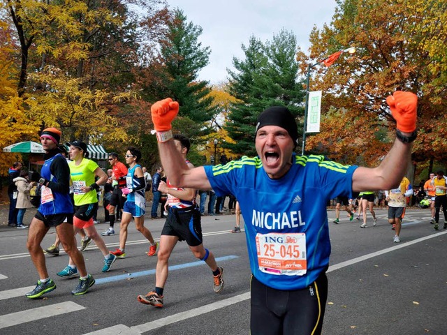 Michael  Kopf beim New York Marathon 2013  | Foto: Privat