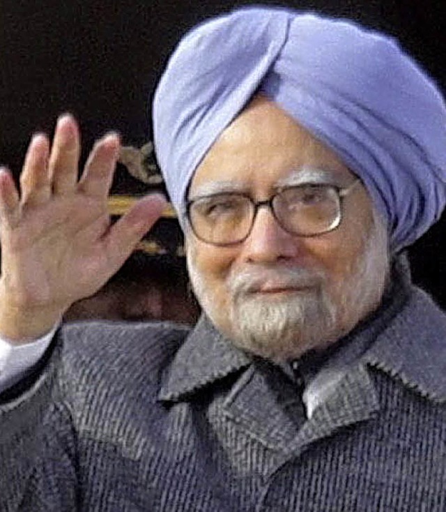 Dieser Regierungschef benutzt kein Han...Indiens Premierminister Manmohan Singh  | Foto: dpa