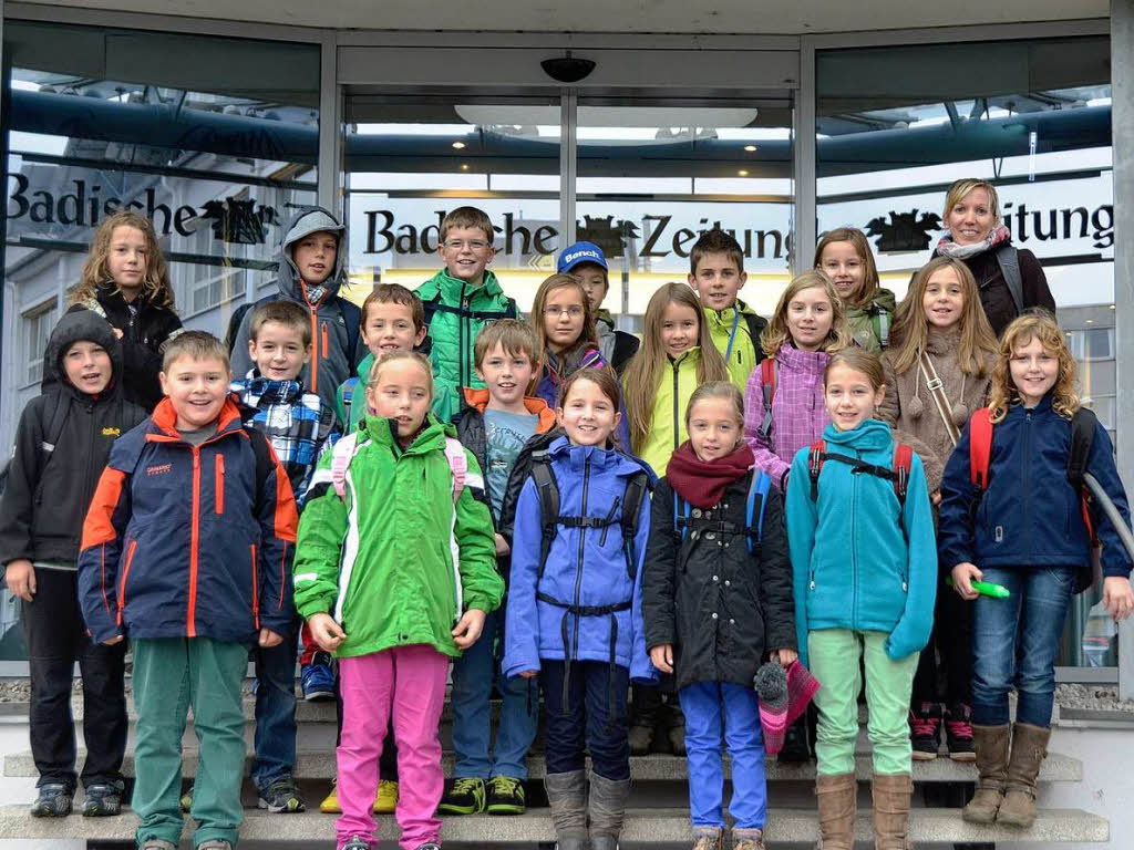 Die Klasse 4a der Grundschule Mahlberg mit ihrer Lehrerin Frau Herman. Die Klasse 4a der Grundschule Mahlberg mit ihrer Lehrerin Frau Herman.