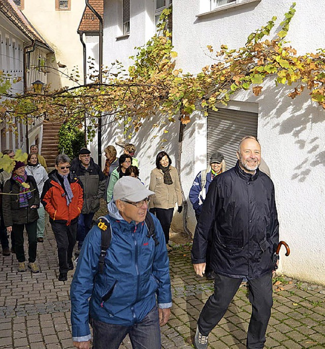 Die Kontakte zwischen Endingen und dem...n wurden bei einer Wanderung vertieft.  | Foto: Hlter-hassler