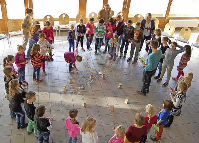 In Hartheim beteiligten sich 34 Kinder... Bibeltag der beiden Kirchengemeinden   | Foto: privat