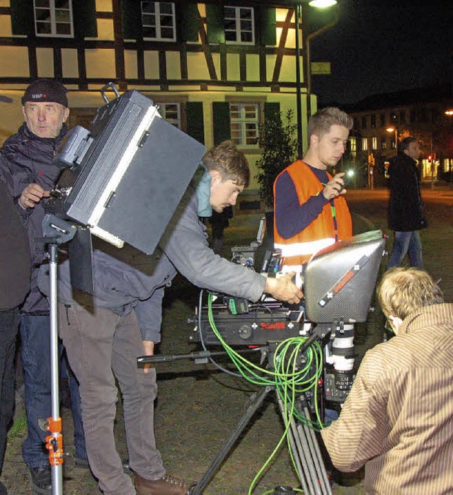 Studenten produzieren den 3-D-Kurzfilm...le seines Lebens&quot; in Gundelfingen  | Foto: Andrea Steinhart