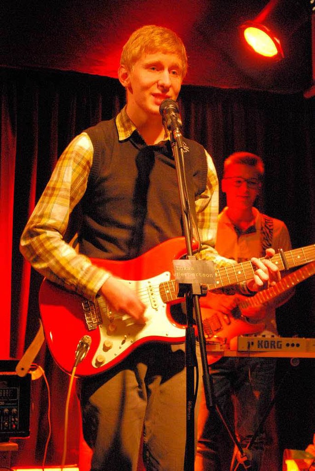 Lukas Herbertson spielte mit Band aus seinem Debtalbum &#8222;Tee&#8220;.  | Foto: Thomas Loisl Mink