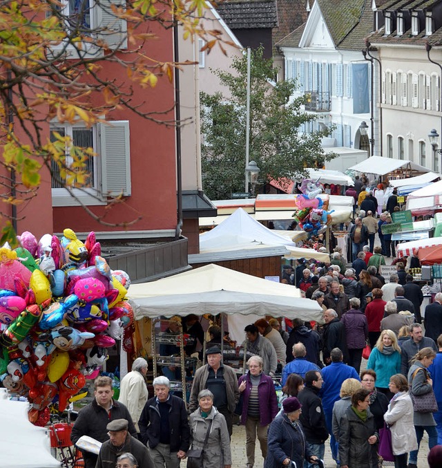 Jahrmarkt: Alte Tradition alljhrlich neu belebt.   | Foto: Sigrid Umiger