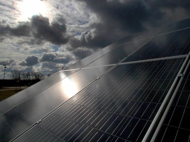 Die Solarbranche steckt in einer Krise.  | Foto: dapd