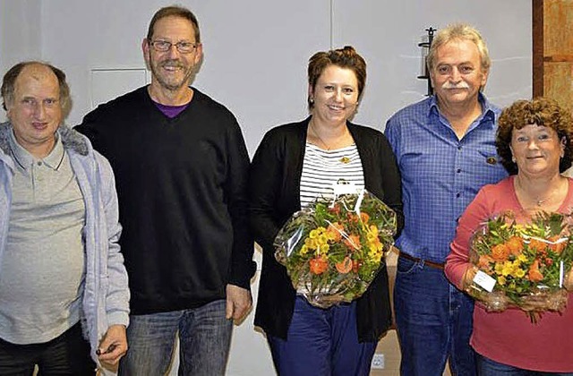 Reinhard Geiger (2. von links), Vorsit...ann und  Christa Leutner (von links).   | Foto: Privat