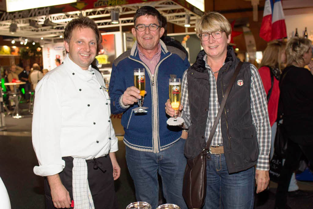 Darf am Messestand Rothauser Land nicht fehlen: ein frischgezapftes Rothausbier