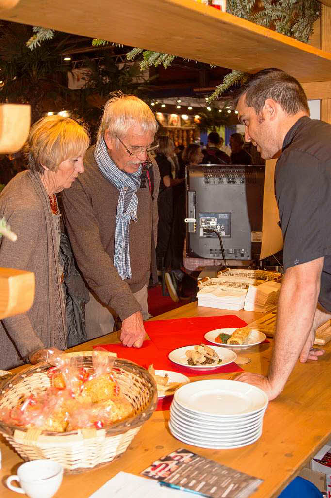 Das Interesse der Besucher an den kulinarischen Angeboten war gro