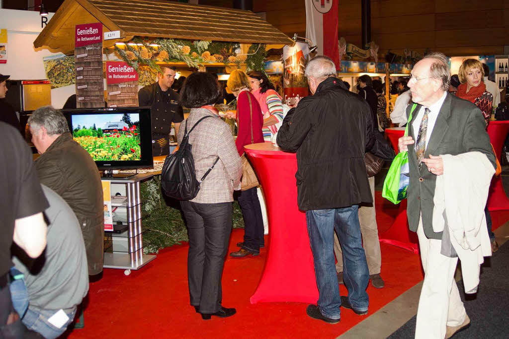 Reger Betrieb herrschte am Messestand Rothauser Land