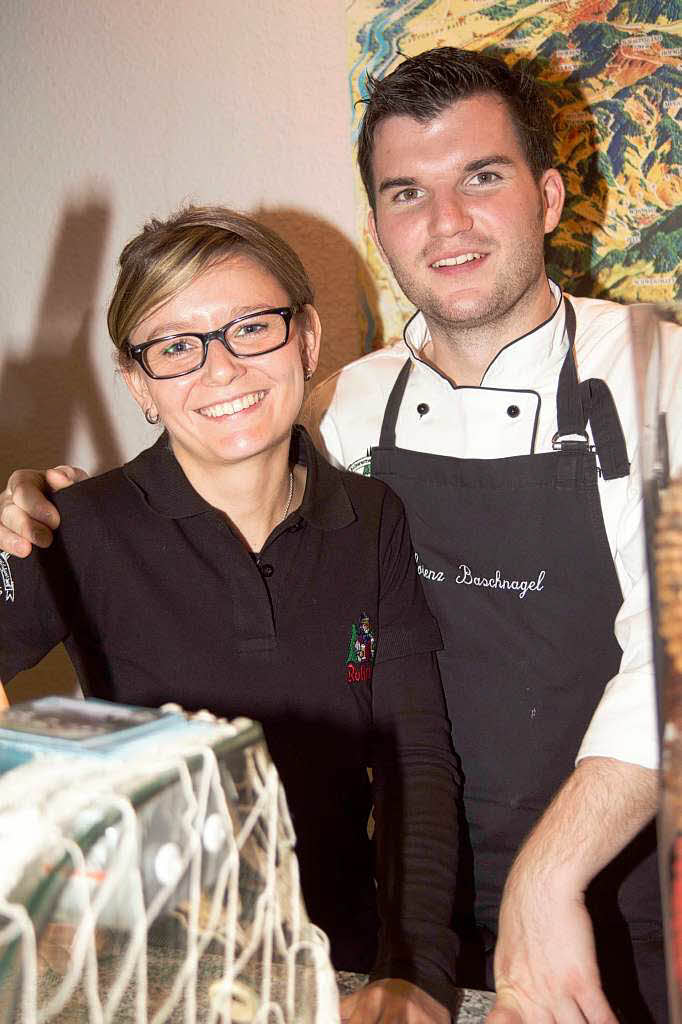 Auf der Plaza Culinaria vertreten war vom Hotel Tannenmhle Julia Kipper und Lorenz Baschnagel