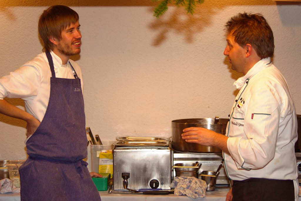 Fnf Gastronomen aus dem Rothauser Land prsentieren bei der Plaza Kulinaria in Freiburg die Ferienregion
