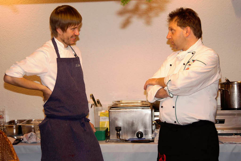 Fnf Gastronomen aus dem Rothauser Land prsentieren bei der Plaza Kulinaria in Freiburg die Ferienregion