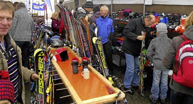 Der Martinimarkt in Elzach zog gestern...mel im &#8222;Mittelstdli&#8220; ein.  | Foto: Thomas Steimer