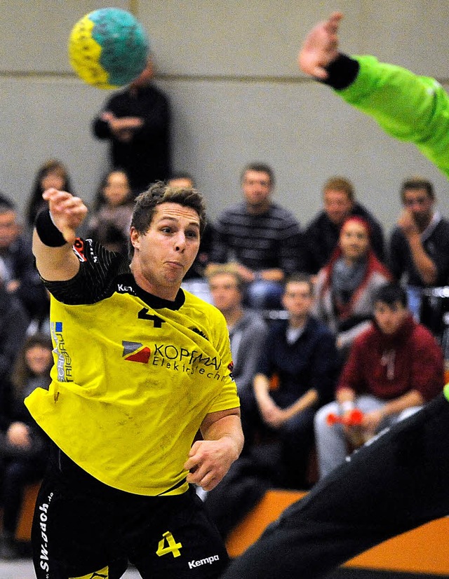 Starkes Finish: Mit vier Toren in der ...er zum Matchwinner der SG-Handballer.   | Foto: Archivfoto: Keller