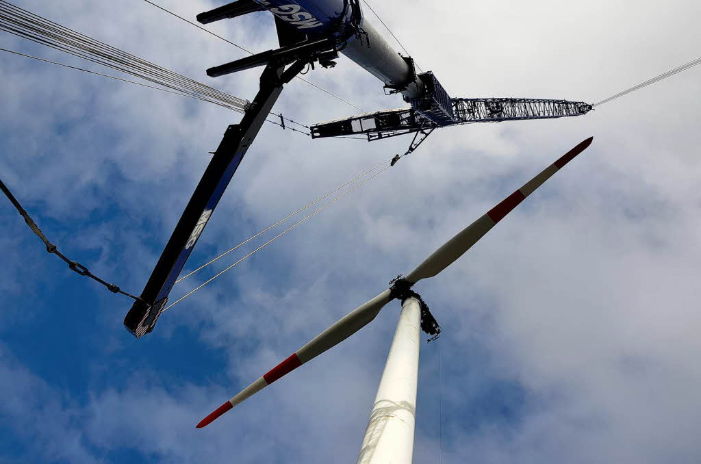 Windradabbau auf dem Langenhard